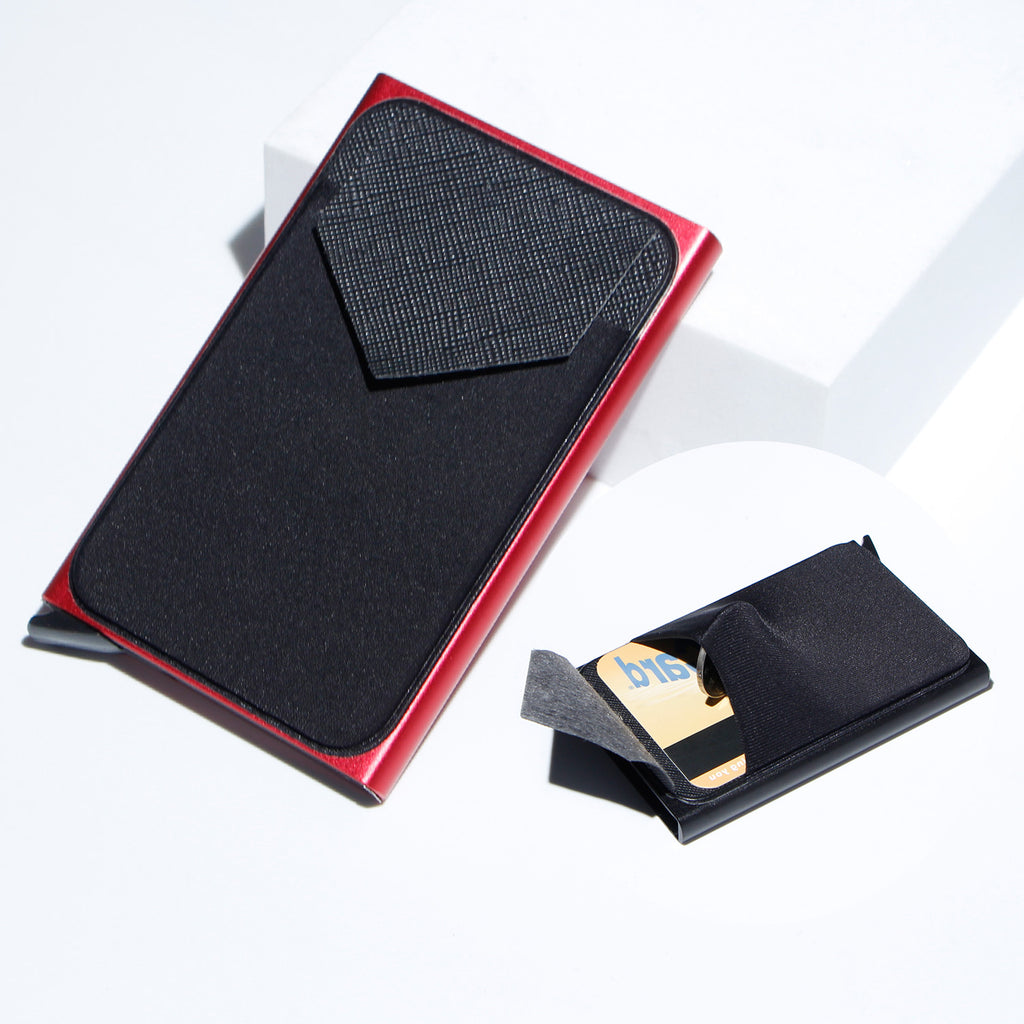 Metal Card Strap Lycra Cloth Anti-theft Swiping Aluminum Alloy Credit  - image 1