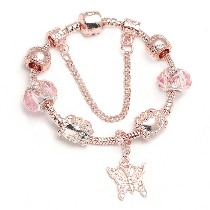 Fashion Love Geometric Rose Gold Bracelet Women's Jewelry - image 6