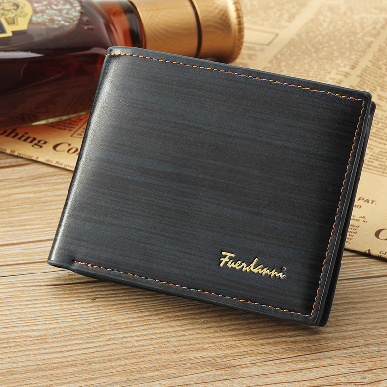 Men's Bifold Leather Card Holder Wallet - image 2