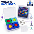 4PCS Textured Fidget Cube Set, 3D Printed Squeeze & Twist Desk Accesso - image 1