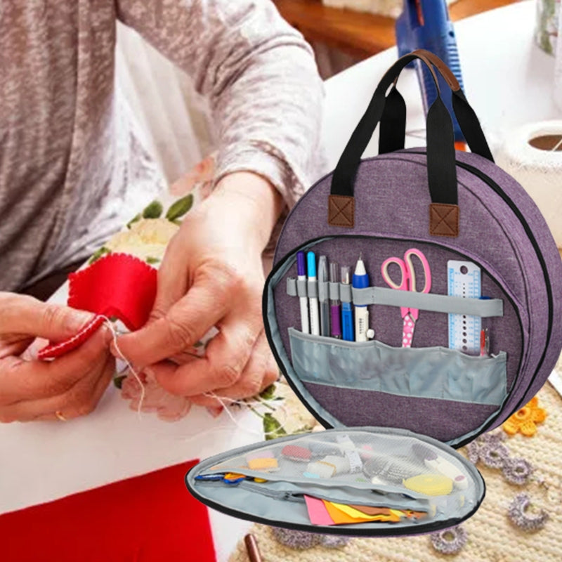 Ladies Embroidery Tool Set Storage Tote Bag - image 1
