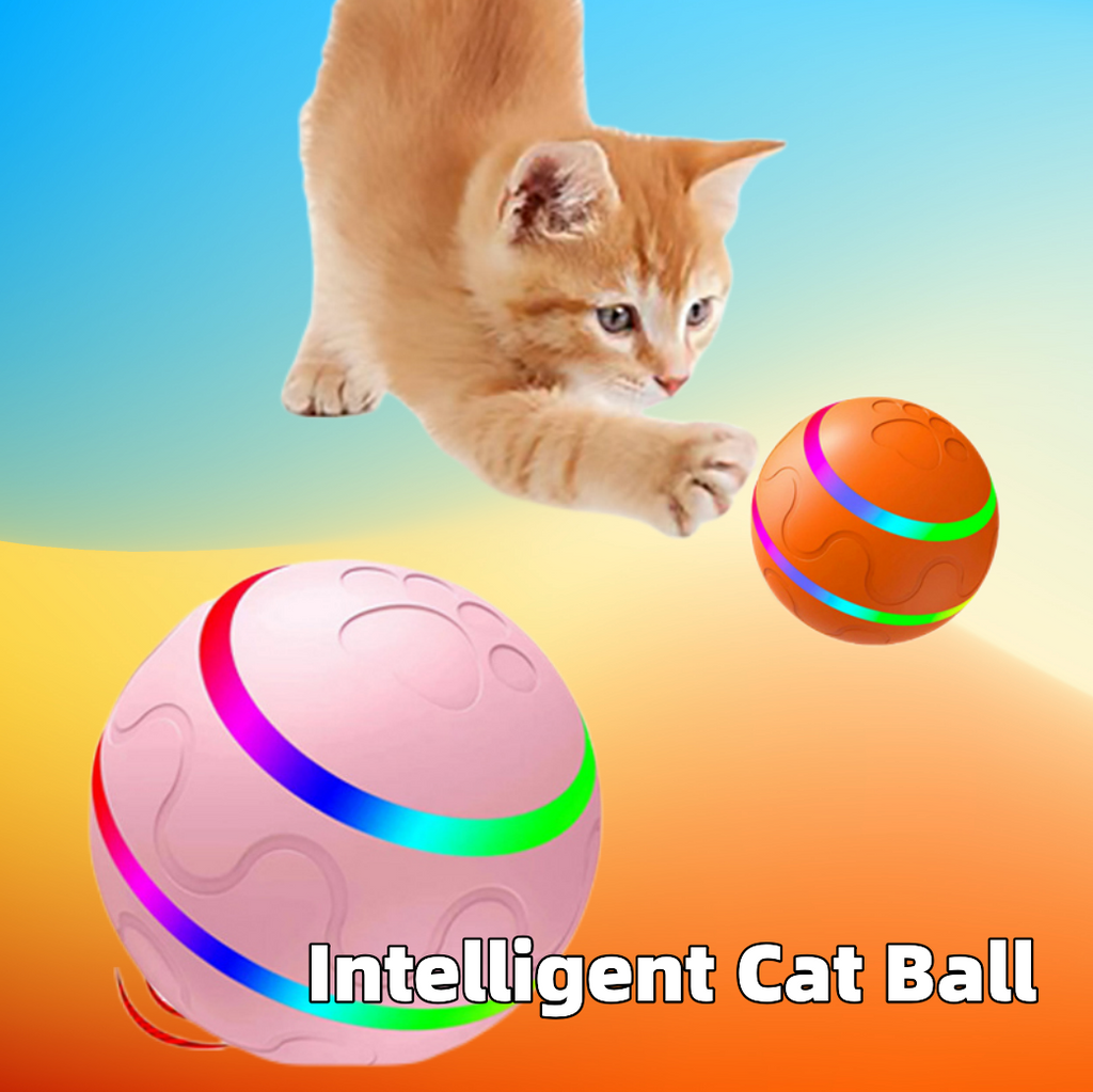 Pet New Cat Wicked Ball Toy Intelligent Ball USB Cat Toys Self Rotatin - image 2