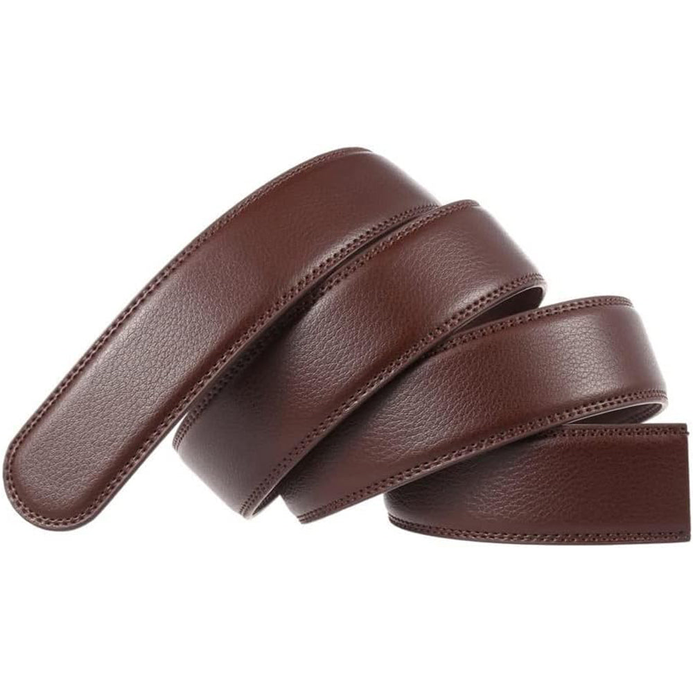 Men Belt Leather Belt For Men With Anti-Scratch Buckle Control Design  - image 5
