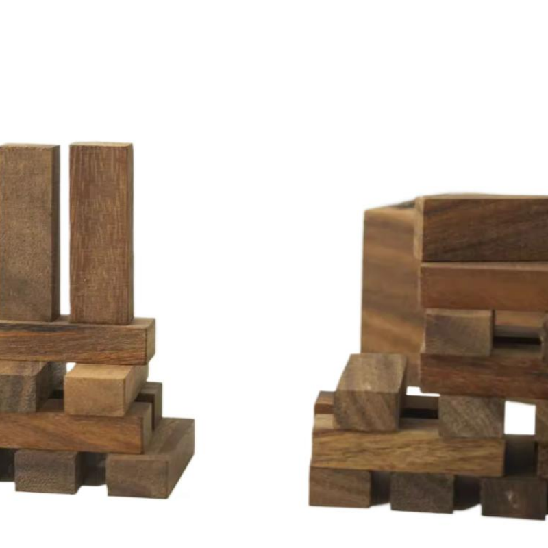 Wooden Building Blocks - Fun Toys For Family Games, Board Games - image 5