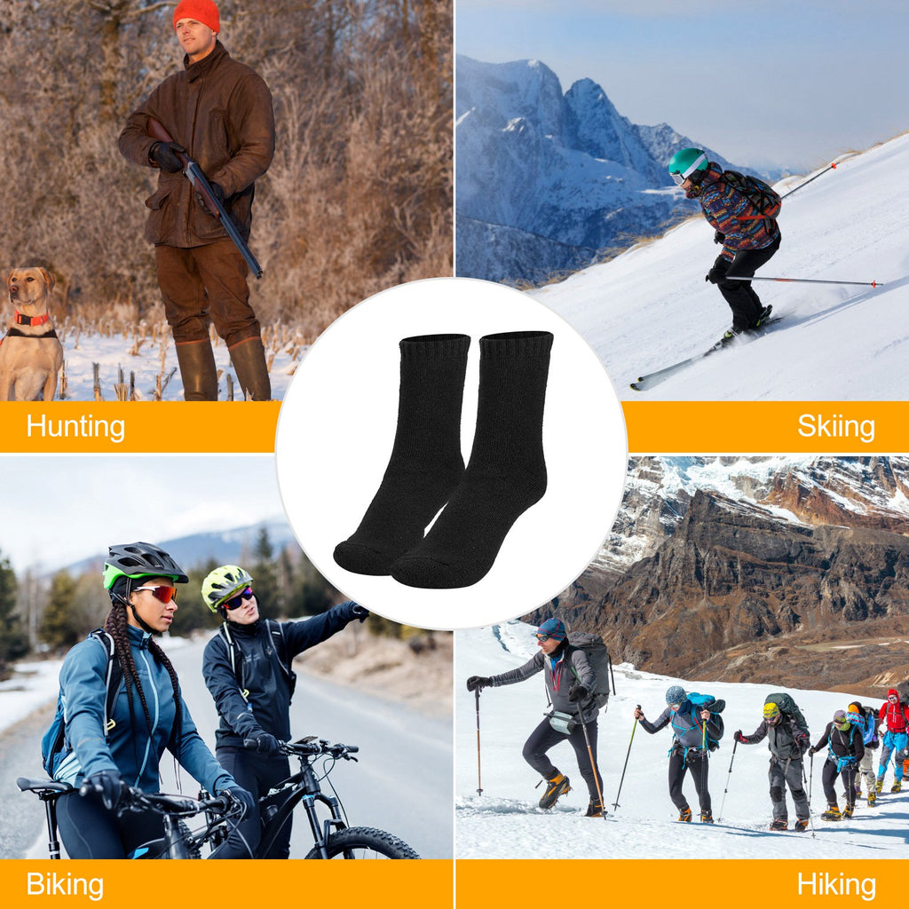 3 Pairs Men's Warm Wool Thermal Winter Socks - image 5
