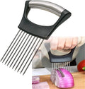 Stainless Steel Onion Holder For Slicing, Onion Slicer Guide - image 1