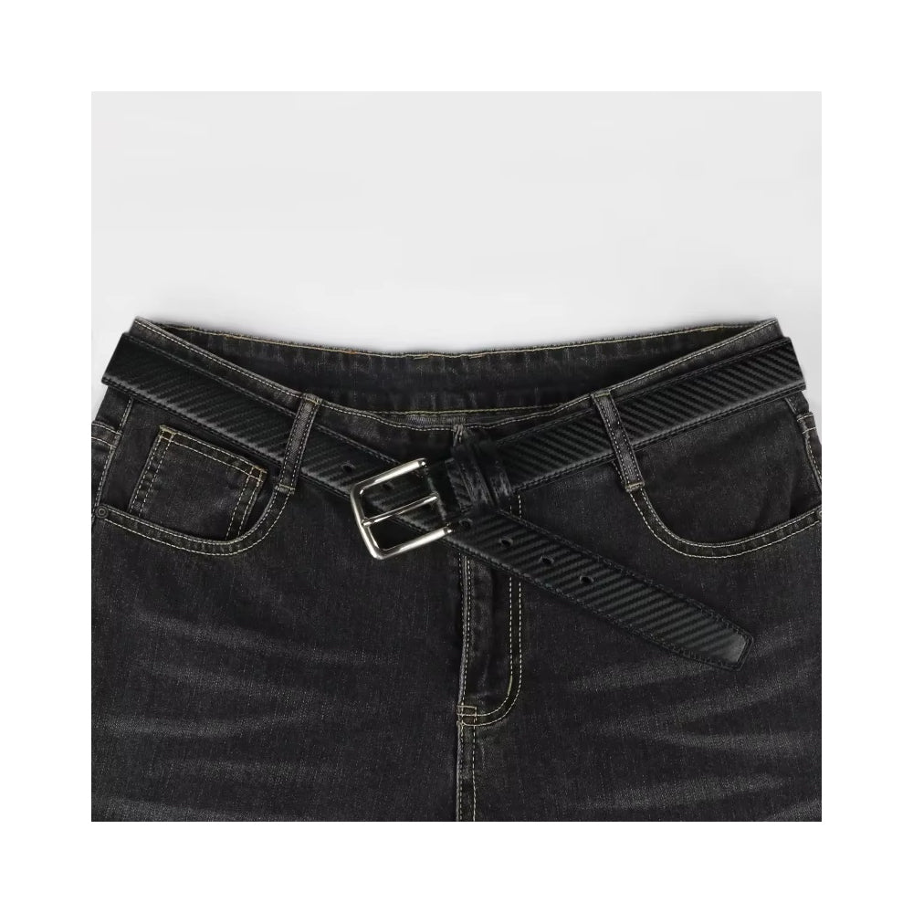 Genuine Business Leather Belt For Men Or BOY Swivel Pin Buckle Casual  - image 7