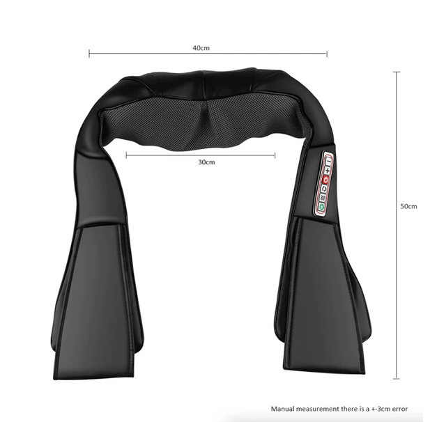 Shiatsu Back Neck And Shoulder Massager With Heat Deep Tissue 3D Knead - image 5