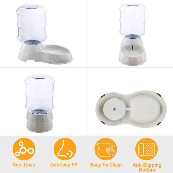 3.5L/1Gal Pet Water Dispenser Self-Dispensing Gravity Pets Water Feede - image 5