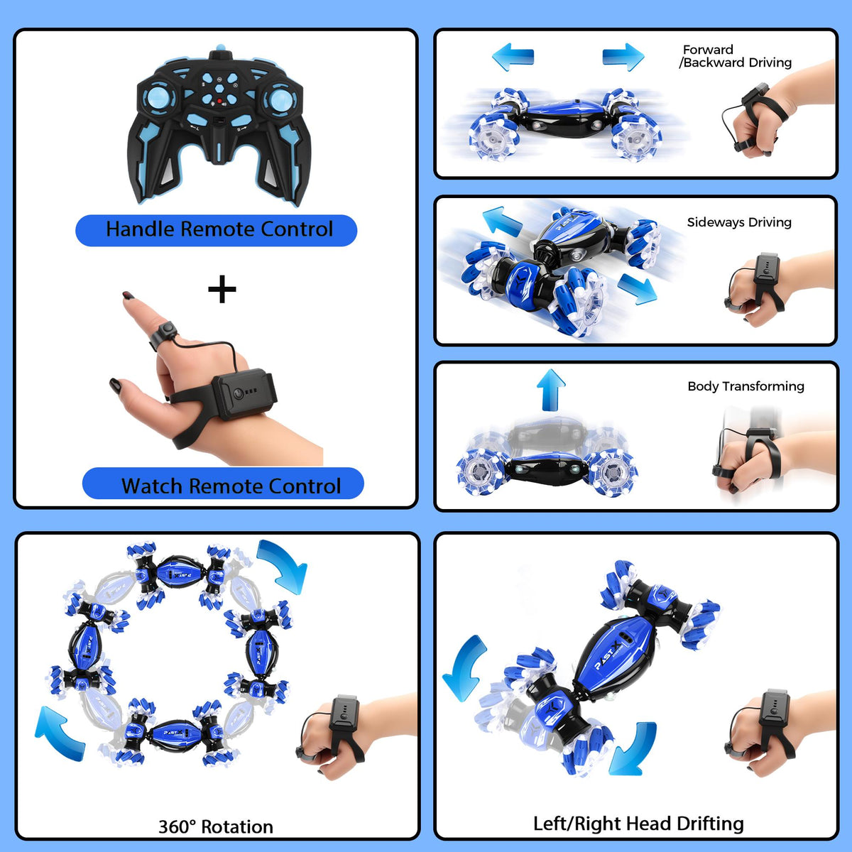 All-around Surface Drift Car With Dual-mode Controller And Gesture Con - image 7