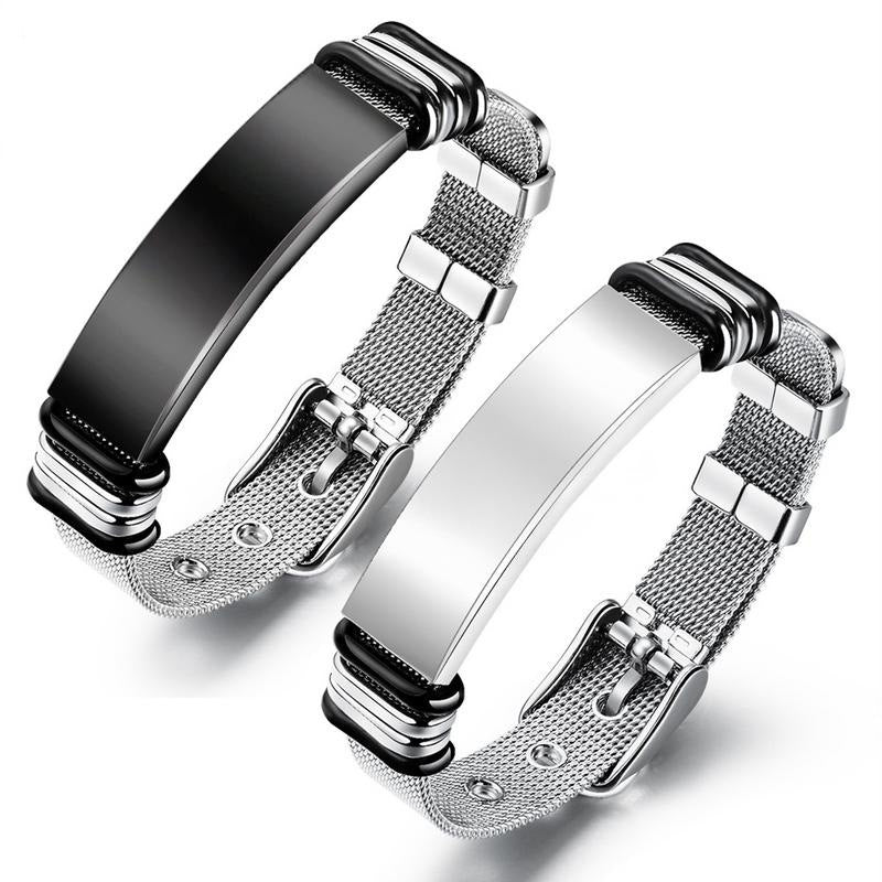 Adjustable Titanium Steel Bracelet - image 6