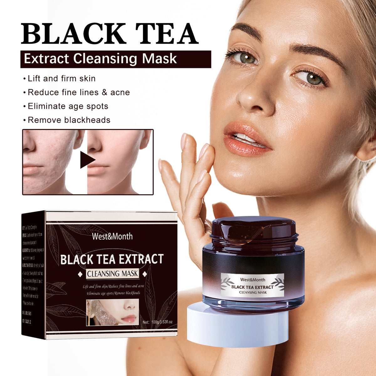 Black Tea Face Mask for Deep Cleansing - image 2