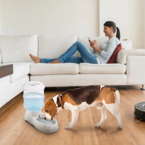 3.5L/1Gal Pet Water Dispenser Self-Dispensing Gravity Pets Water Feede - image 2